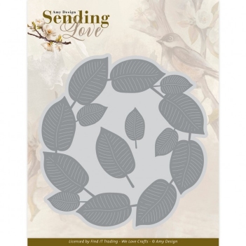 Amy Design Snijmal Sending Love - Leaves Frame ADD10313