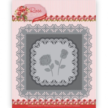 Yvonne Creations Snijmal Rose Decorations - Frame YCD10353
