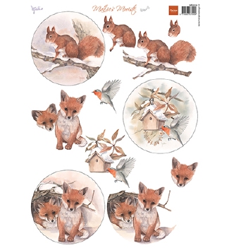 Marianne Design Knipvel Mattie's Mooiste 3D Squirel MB0218