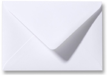 Envelop wit 18,5 x 12 cm