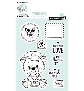 Creative Craftlab Clear Stamp Made with Love CCL-FR-STAMP709