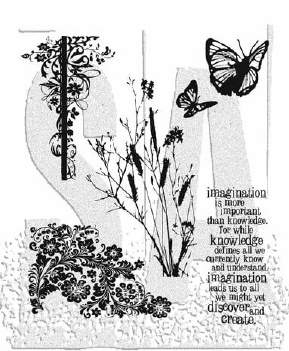 Stampers Anonymous Cling Stamp Nature's Discovery CMS049