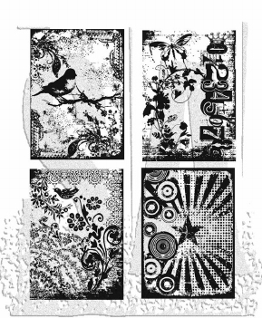 Stampers Anonymous Cling Stamp Eclectic Palette CMS055*