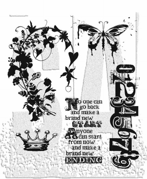 Stampers Anonymous Cling Stamp Fairytale Frenzy CMS058