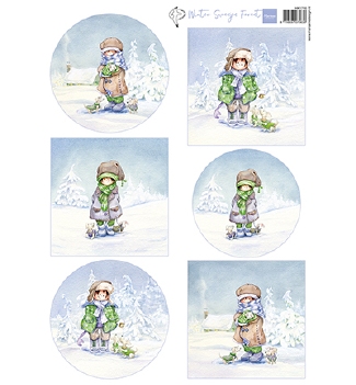 Marianne Design Knipvel - Hetty Snoesjes Winter ForestHK1716