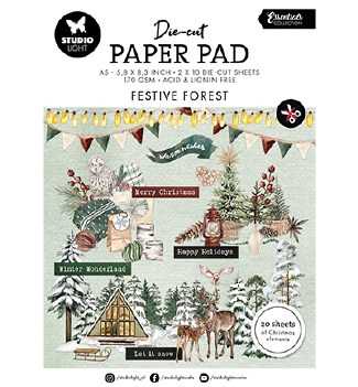 Studio Light Die Cut Book Festive Forest SL-ES-DCPP204