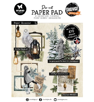 Studio Light Die Cut Book Paper Elements SL-GR-DCPP188