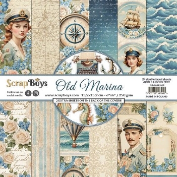 Scrapboys Papierblok Old Marina SB-MARI-09