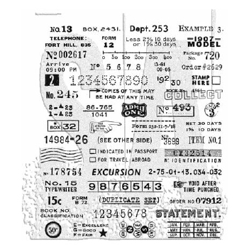 Stampers Anonymous Cling Stamp Tidbits CMS488
