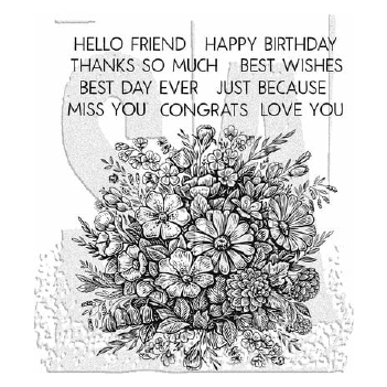 Stampers Anonymous Cling Stamp Floristry CMS485