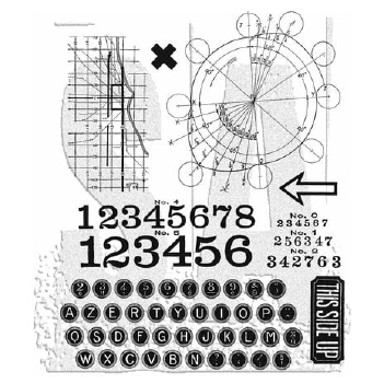 Stampers Anonymous Cling Stamp Deconstructed CMS489
