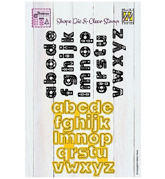 Nellie Snellen Stamps & Dies Alphabet Lowercase CDCS003