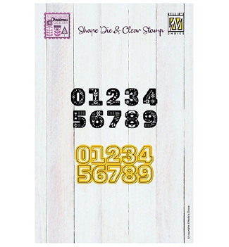 Nellie Snellen Stamps & Dies Alphabet Numbers CDCS004