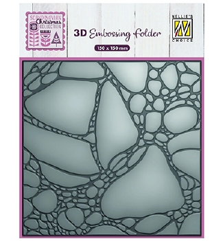 Nellie Snellen 3D Embossing Folder Paint Bubble EF3D101