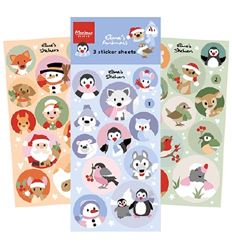 Marianne Design Stickervel Eline's Animals CA3193