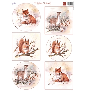 Marianne Design Knipvel Mattie's Forest Animals MB0221