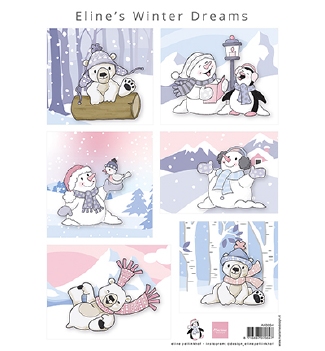 Marianne Design Knipvel Eline's Winter Dreams AK0094