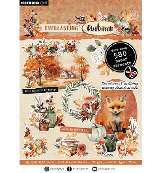 Studio Light Die Cut Book Everlasting Autumn SL-EA-DCPP229