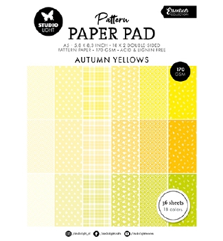 Studio Light Paper Pad Shades of Yellow SL-ES-PPP233
