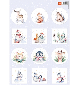 Marianne Design Knipvel Mini's Merry Animals VK9615
