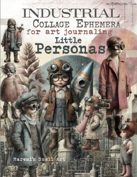 Maremi's Small Art Collage Pages Little Personas