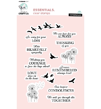 Creative Craftlab Clear Stamp Condolences CCL-ES-STAMP725