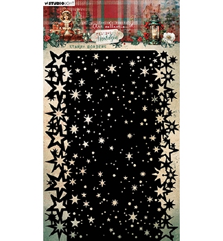 Studio Light Mask Stencil Starry Border JMA-FN-MASK302
