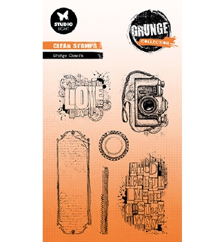 Studio Light Clear Stamp Grunge Camera SL-GR-STAMP736