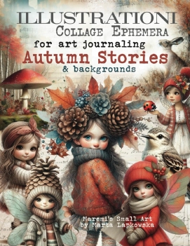Maremi's Small Art Collage Pages Autumn Stories