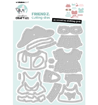Craftlab Snijmal Friendz Access. Clothing Girls CCL-FR-CD912