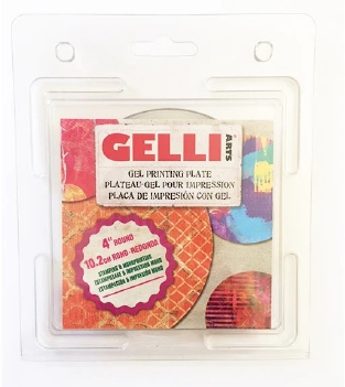 Gelli Printing Plate 10,2 cm rond GEL4R