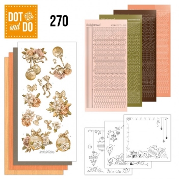 Dot en Do Kaartenset 270 - Amy Design Frosted Gold DODO270