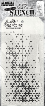 Stampers Anonymous Layering Stencil Sparkle Fade THS188