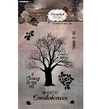 Studio Light Stamp Cherished Memories - Sorry SL-CM-STAMP768