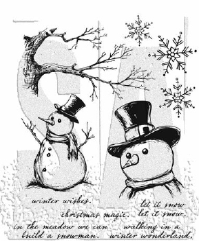 Stampers Anonymous Cling Stamp Mr. Frostie CMS499