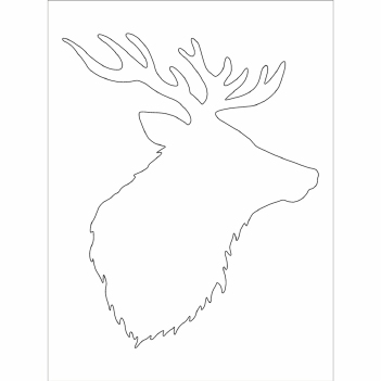 Card-Io Mask Stencil Stag STST-04