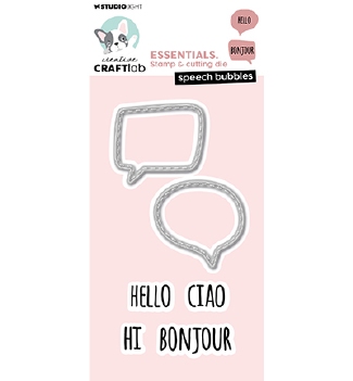 Creative Craftlab Clear Stamp + Snijmal Speech Bubble CCL-ES-SCD89