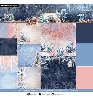 Studio Light Paper Pad Frozen Flowers SL-FF-DPP267