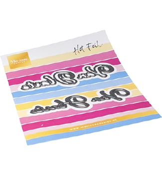 Marianne Design Craftables HOTFOIL Van Harte CR1681