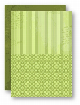 Nellie Snellen Achtergrondvel Groen Stripes NEVA029*