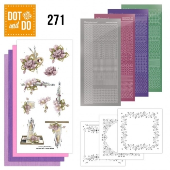 Dot en Do Kaartenset 271 - Painted Flowers DODO271