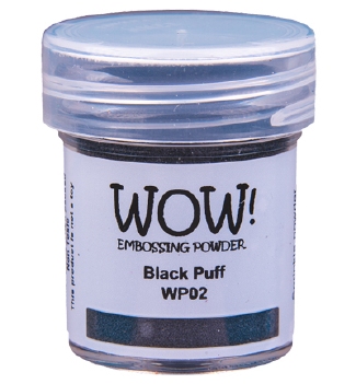 WOW Embossing Poeder Black Puff WP02