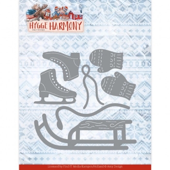 Amy Design Snijmal Hyggy Harmony - Winter Sports ADD10328
