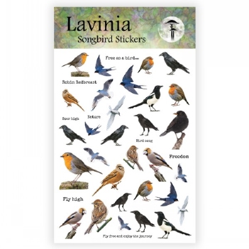 Lavinia Stickers Song Birds LST002