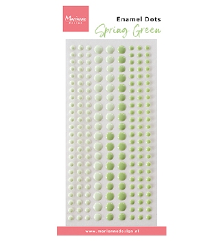 Marianne Design Enamel Dots - Spring Green PL4533