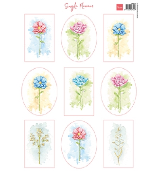 Marianne Design Knipvel Single Flowers VK9621