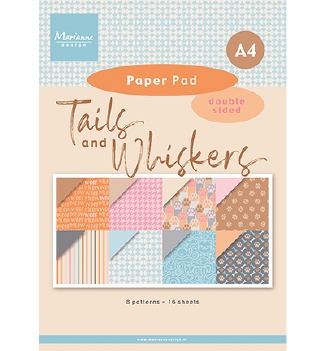 Marianne Design Paper Set Tails & Whiskers PK9202