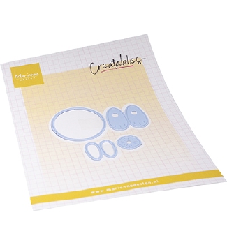 Marianne Design Creatables Bunny Pompom LR0899