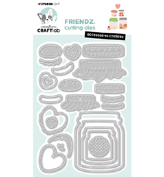 Craftlab Snijmal Friendz Accessories Cookies CCL-FR-CD968