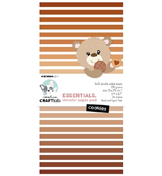Craftlab Designpapier Unicolors Cookies CCL-ES-UPP291